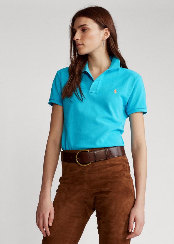 Camisa Polo Polo Ralph Lauren Classic Fit Mesh Mulher 09832-DNKV